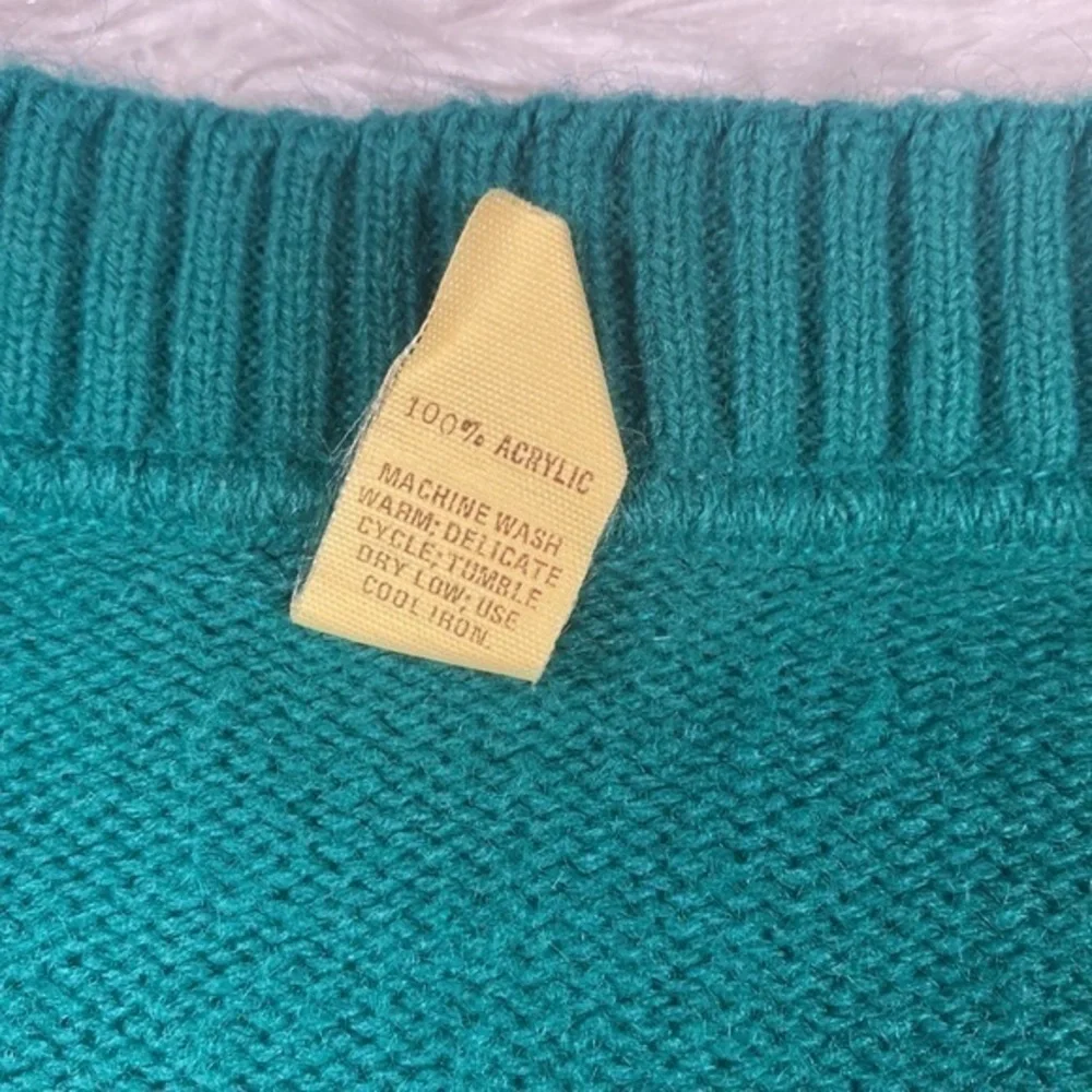 RARE Vintage 1970 HANG TEN acrylic v neck sweater large
